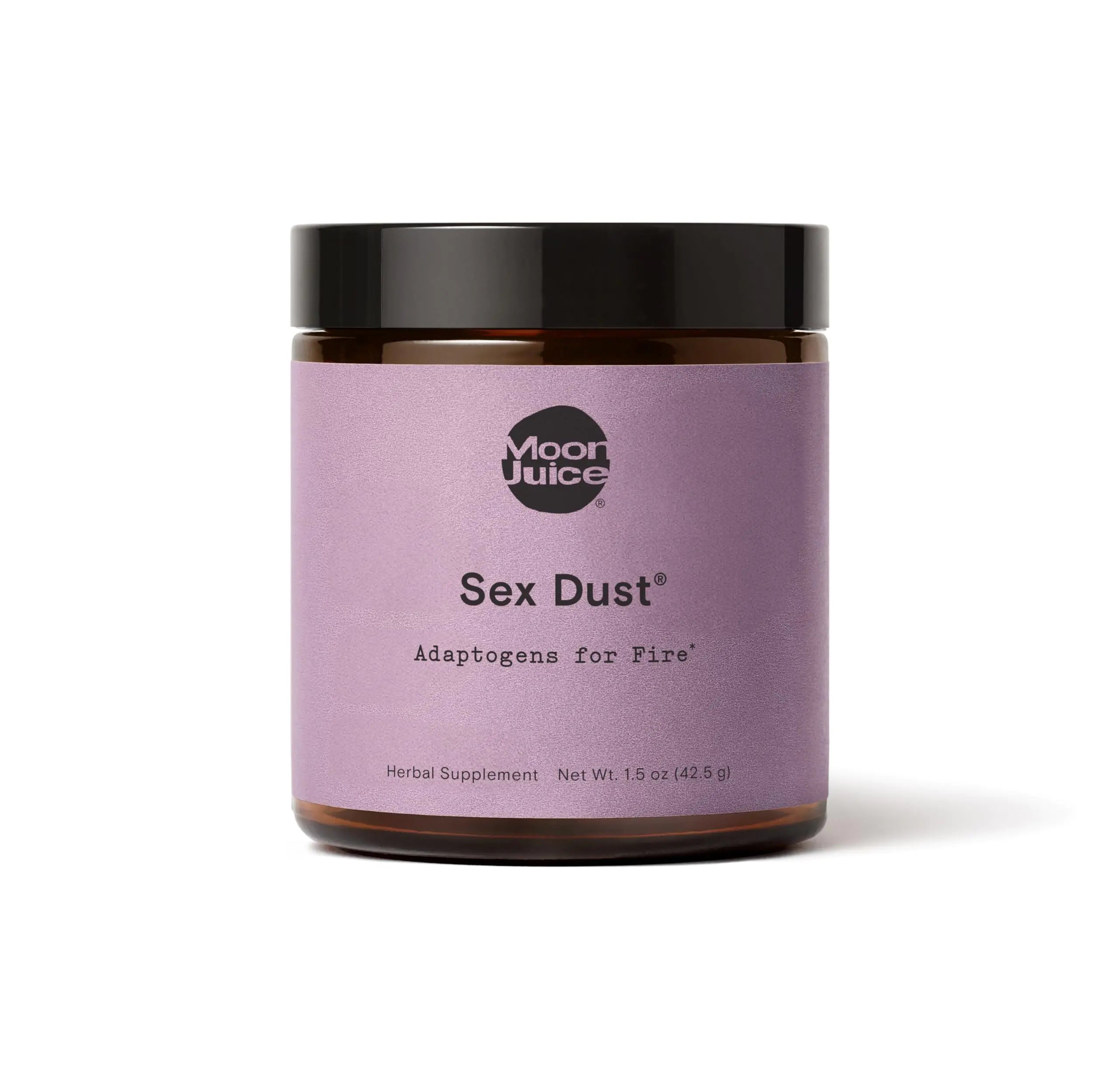 Sex Dust by Moon Juice | Adaptogen Powder Libido Booster for Hormonal Balance + Mood | Shatavari Shilajit Cacao Mushroom Powder Supplement | Sugar Free Caffeine Free | 14 Servings